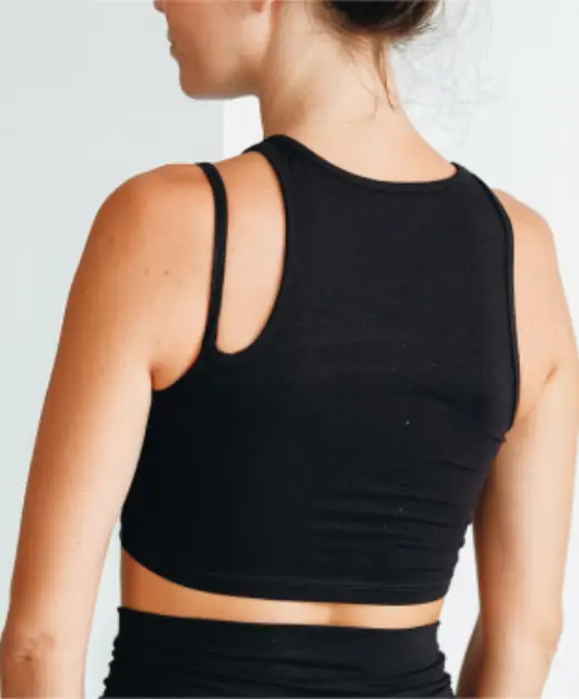 Atelier Top back view, ready design activewear by Bali Garment Tailor