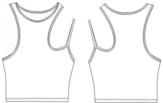 Technical sketch of the Atelier Top