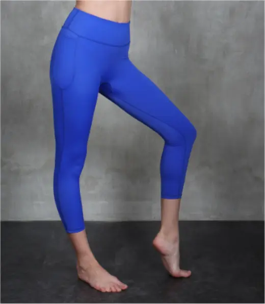 Elsa 7/8 front view, ready design activewear by Bali Garment Tailor