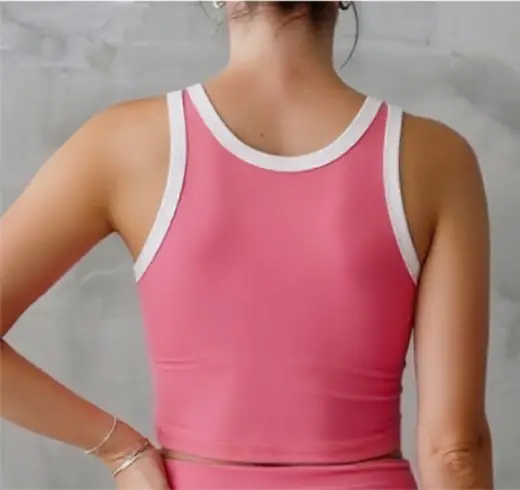 Olla Top back view, ready design activewear by Bali Garment Tailor