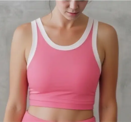 Olla Top front view, ready design activewear by Bali Garment Tailor