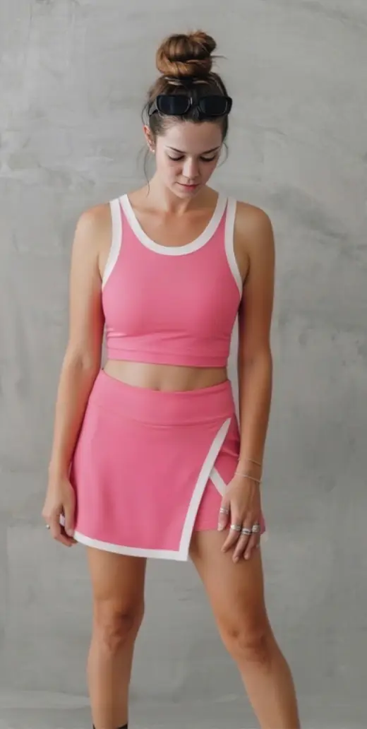 Olla activewear set, full look, ready design activewear by Bali Garment Tailor