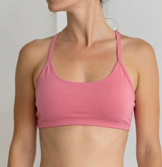 Viora Top front view, ready design activewear by Bali Garment Tailor