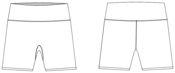 Technical sketch of the Willy Shorts RR 59