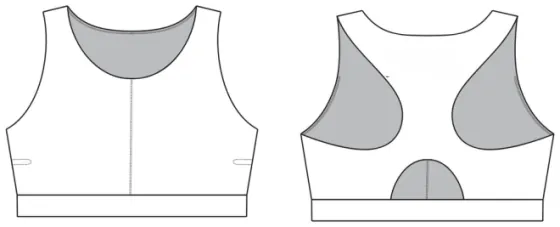 Technical sketch of the Willy Top RR 125
