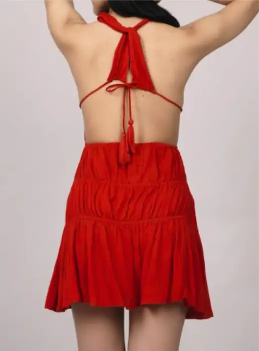Aghata dress, back, ready design resortwear by Bali Garment Tailor