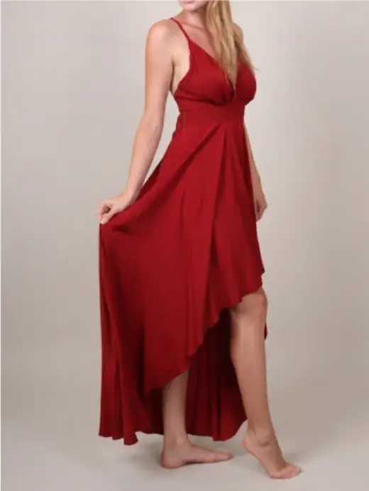 Keana dress, front, ready design resortwear by Bali Garment Tailor