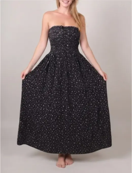 Liora dress, front, ready design resortwear by Bali Garment Tailor