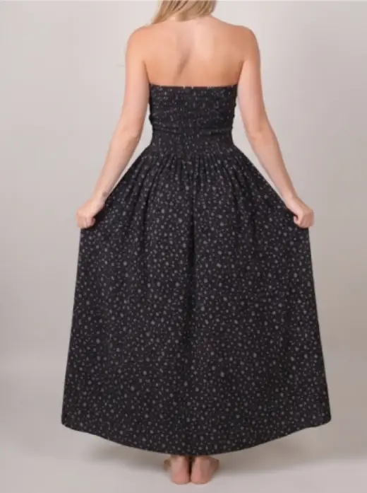 Liora dress, back, ready design resortwear by Bali Garment Tailor