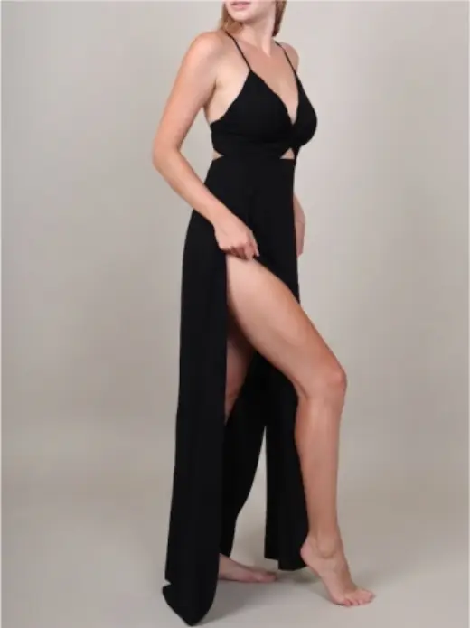 Nancy dress, front, ready design resortwear by Bali Garment Tailor