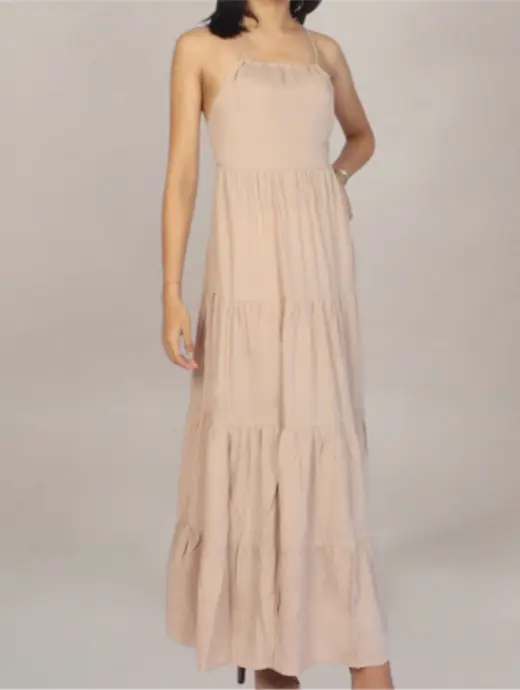Sanni dress, front, ready design resortwear by Bali Garment Tailor