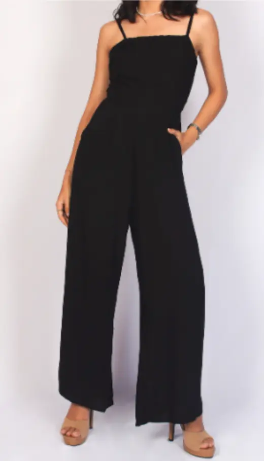Sherly jumpsuit, front, ready design resortwear by Bali Garment Tailor