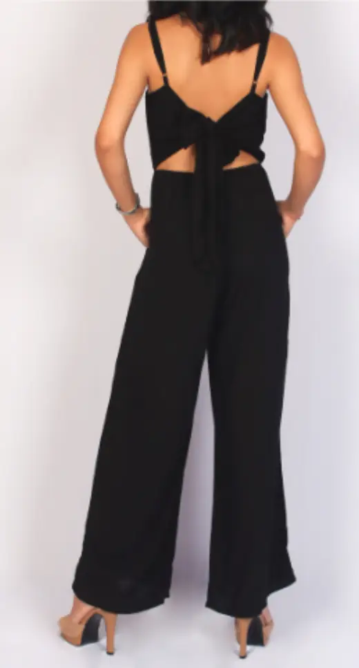 Sherly jumpsuit, back, ready design resortwear by Bali Garment Tailor