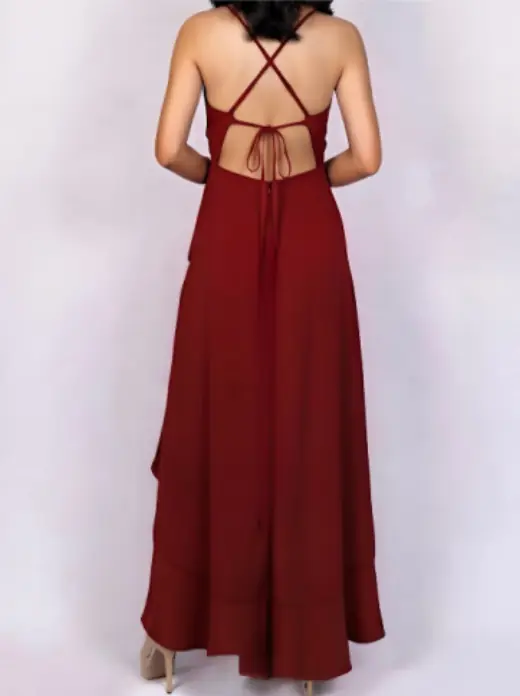 Tracy dress, back, ready design resortwear by Bali Garment Tailor