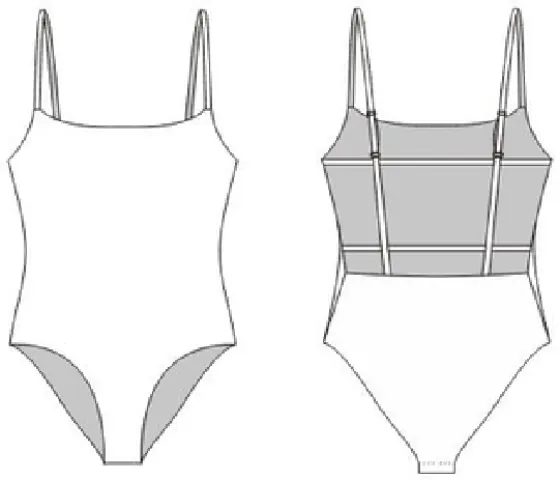 Technical sketch of the One Piece RR 290