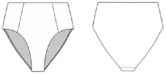 Technical sketch of the Bottom RR 167