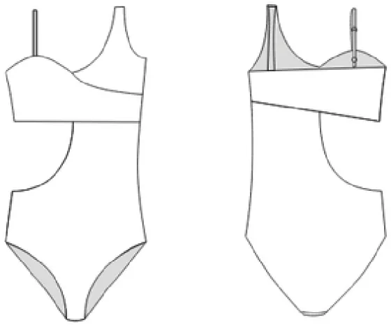 Technical sketch of the One Piece RR 133
