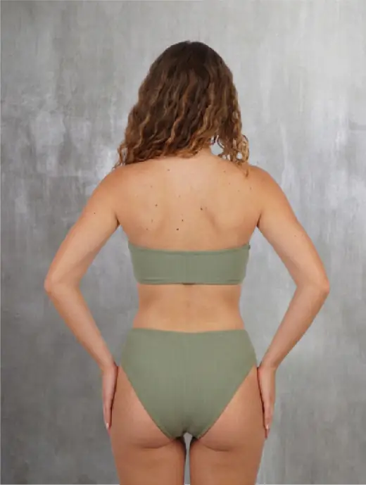 Straples bikini, back, ready design swimwear by Bali Garment Tailor