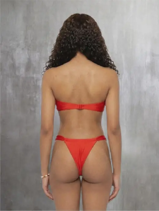 Strawberry bikini, back, ready design swimwear by Bali Garment Tailor