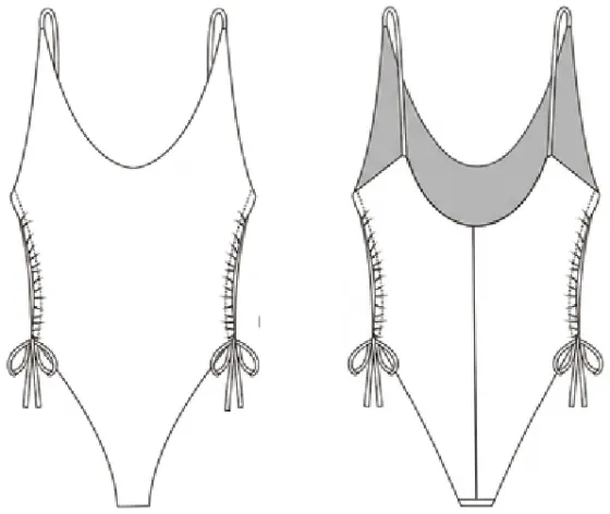 Technical sketch of the One Piece RR 161