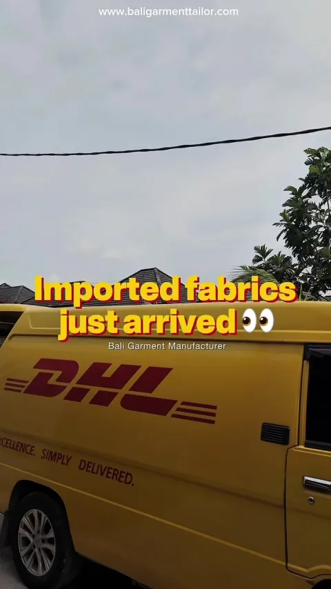 Imported fabric quality check at Bali Garment Tailor