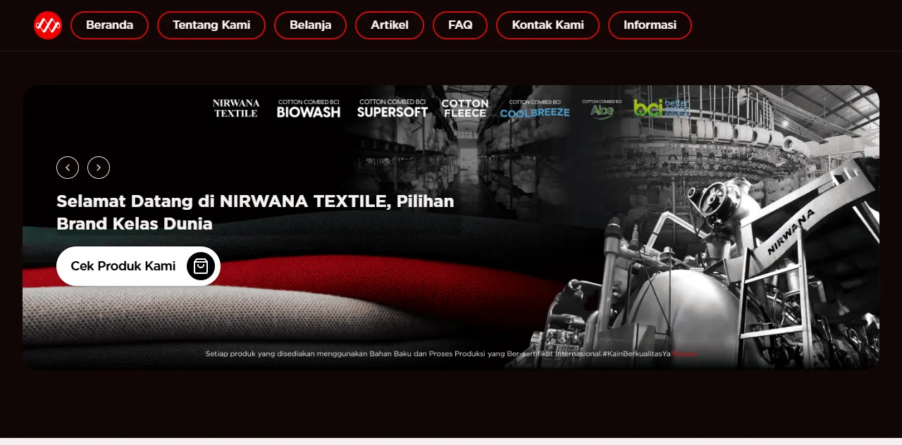 Nirwana TextileT-shirt and Knit Fabrics: Cotton Combed, Carded, Fleece, Pique, CVC